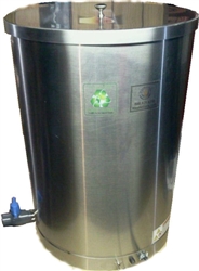 Lye NaOh Stainless Steel storage dispensing tanks for soap making equipment.